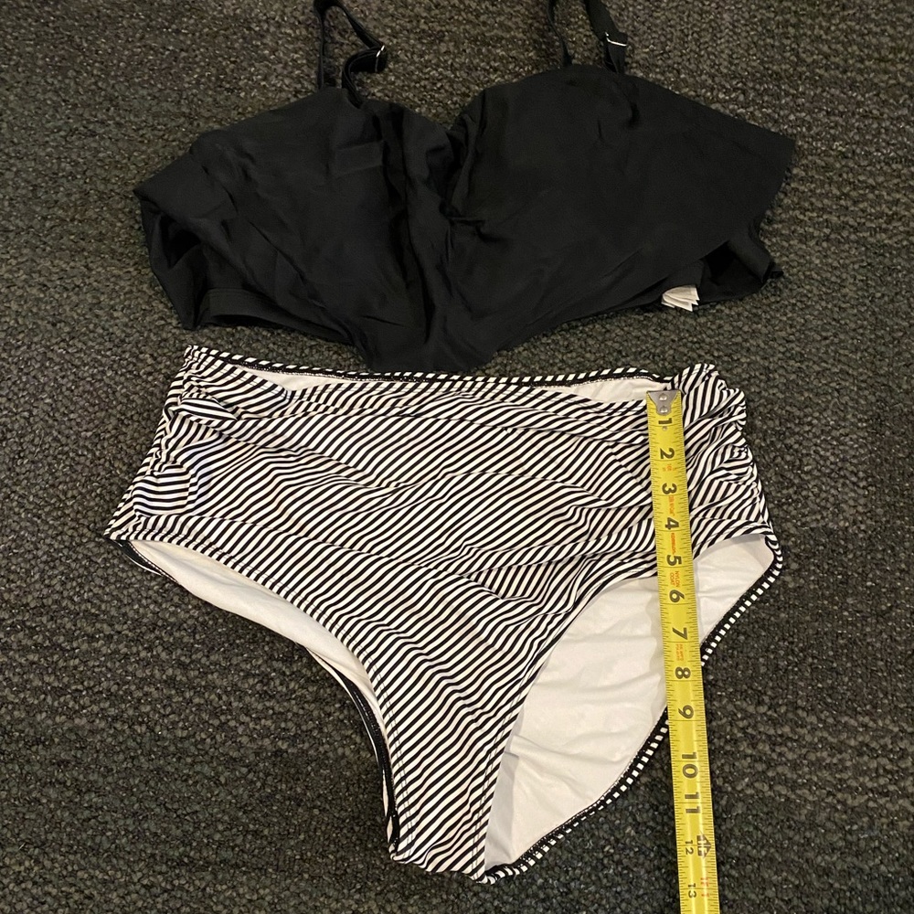 Cupshe bikini, high waist bottoms 1X